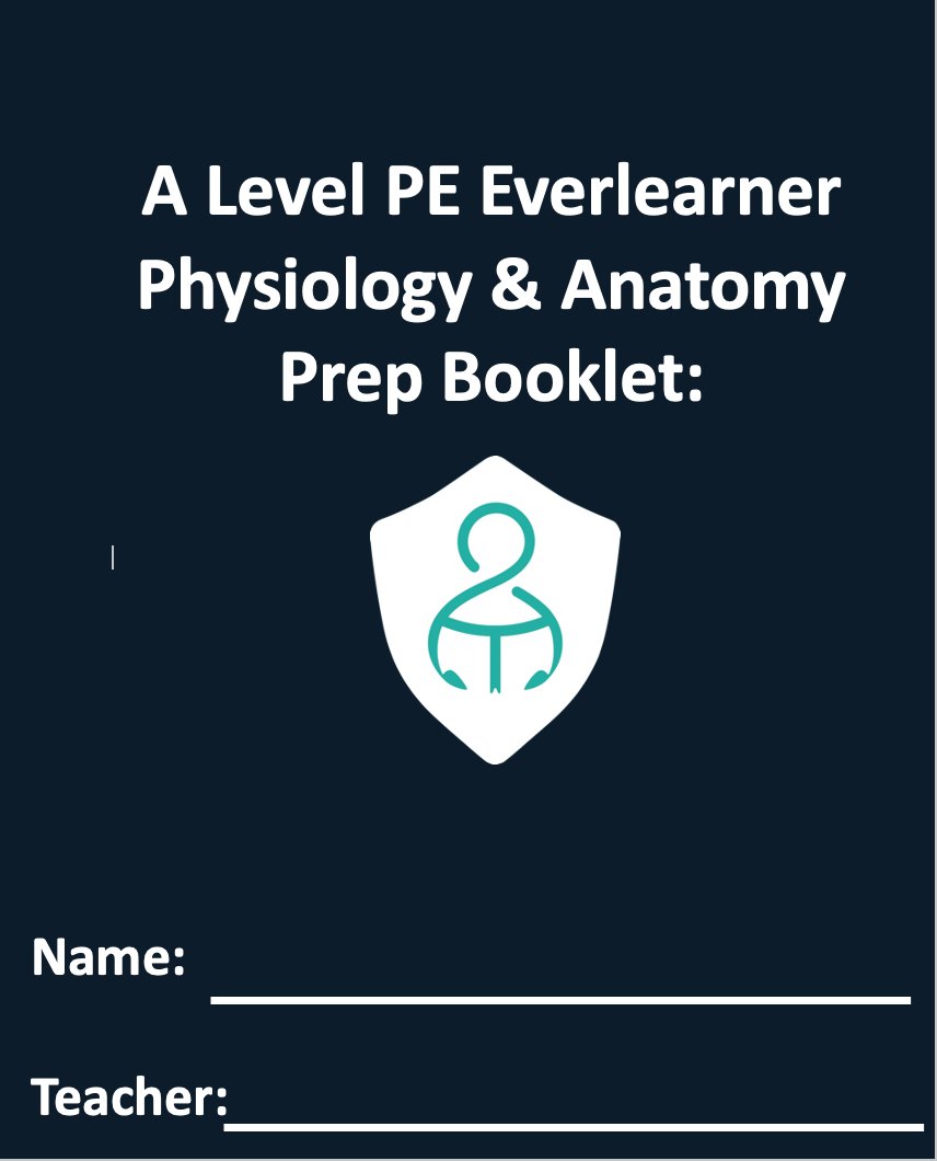 JamieColes1994's tweet photo. AQA A Level Physiology &amp; Anatonomy Booklet Everlearner #ALevelPE @The_EverLearner @JRBurge4 @Damian_PE10 https://t.co/BOHC4i1q0n