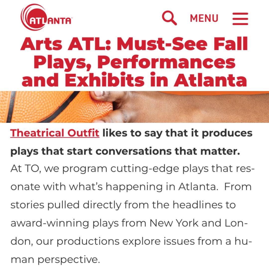 TheatOutfit's tweet photo. “With an all-star Atlanta cast, live basketball and a fresh and exciting design, it’s an unmissable highlight of the fall.” - @matttorney on FLEX
Huge shout to @DiscoverAtlanta for including us! Check out the full interview with Matt below. 🏀 #toFLEX
https://t.co/a0lQHeMq7a https://t.co/kBWRhHFqbW