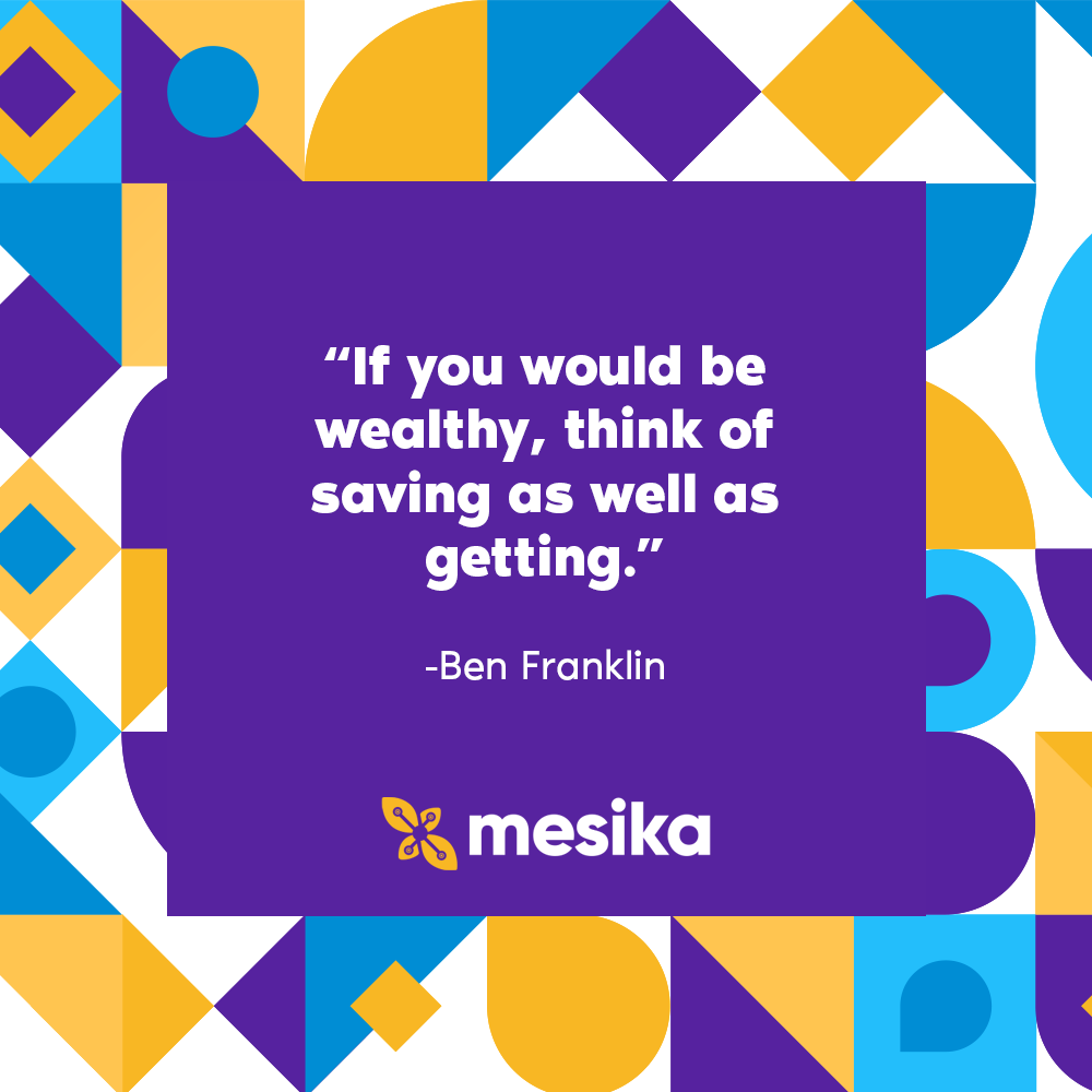 Times are hard but you for dey gee. 

Keep calm and save money! 

Have you subscribed to our website yet? 
mesika.com.gh 

#personalfinance #mesika #mymoney #moneytips #personalfinancegoals #money #financialinclusion #Mesika #savings #savingstips #savingsgoals