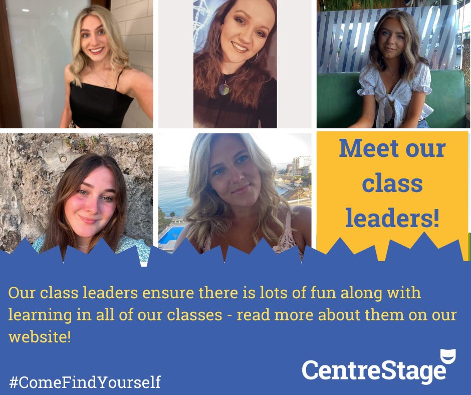 CentrestageMT's tweet image. MEET THE CLASS LEADERS! We now have some info about our class leaders on our website, find out more about the people bringing the fun and learning to our musical theatre, dance and acting classes for all! 💙 #ComeFindYourself centrestagemt.org.Uk/classes