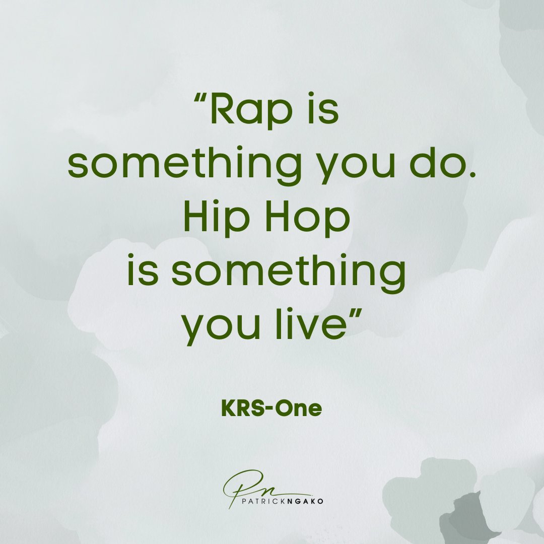 patrickdngako's tweet photo. Rap is something you do Hip Hop is something you live. KRS-One
#hiphop #kanyewest #rap #hip #live #besomething #krsone #hop https://t.co/RhikNyD0SA