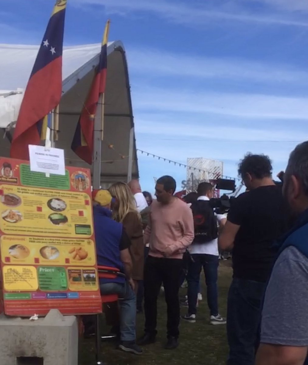 CliffordRoger's tweet photo. The inimitable @ColinMurray and @edibow doing their stuff at the aul llamas fair Ballycastle.
Managed to catch a few words with Colin between takes #absoluteGent https://t.co/VA3nufcP74