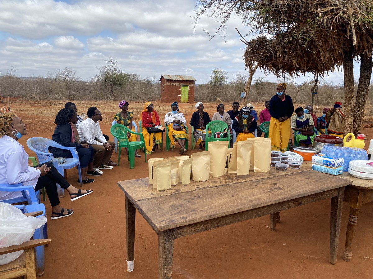 DrKathyKunyanga's tweet image. Validation and Promotion of Integrated Climate-Smart Green Gram Technologies for Improved Livelihoods in Kenya.
Machakos, New/digital Mwangaza group were a happy lot.
3 new value added products on their portfolio!
#KCSAP
#GreenGrams
#CommercialProducts