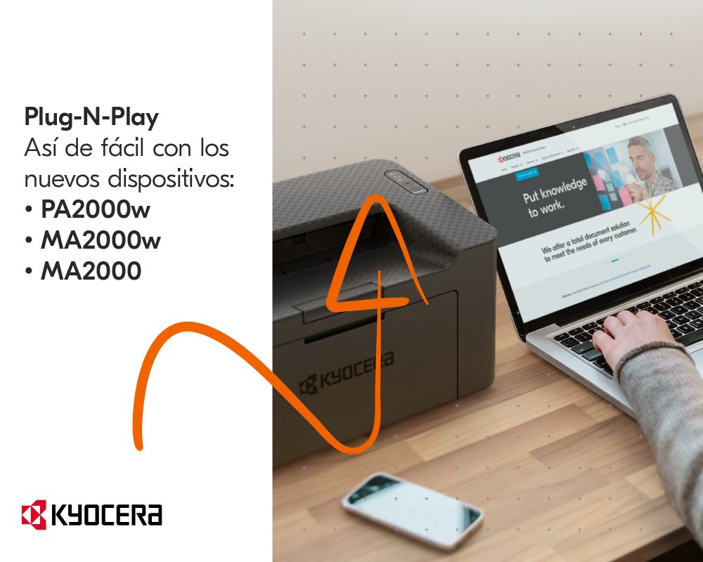 Kyocera_DS_MX's tweet photo. ¡Conecta e imprime! Con los nuevos dispositivos #PA2000w, #MA2000w y #MA2000 es así de fácil.

Conoce más sobre ella aquí 👇
https://t.co/EedIoKU6Ea https://t.co/B0ccMJ7RiN