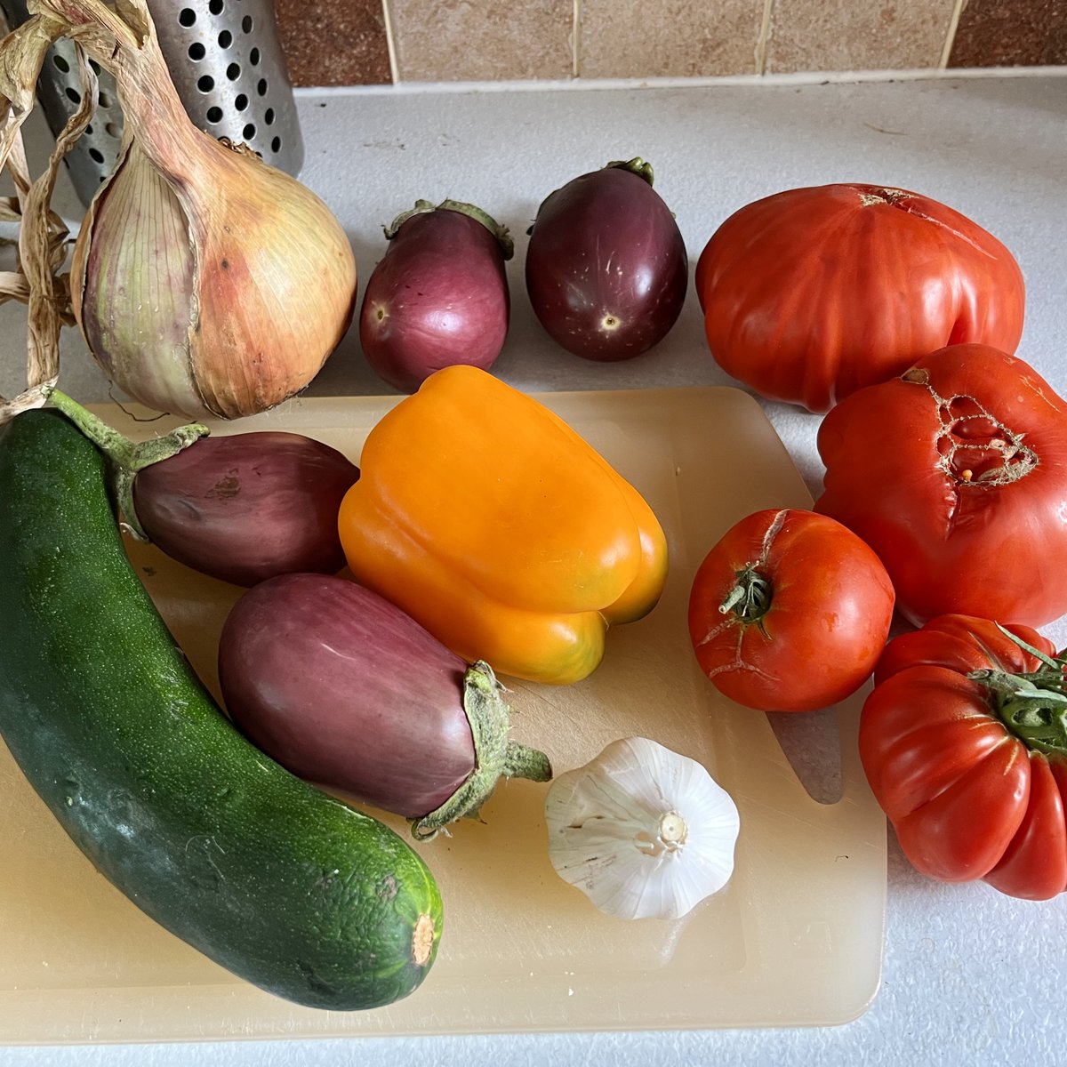 pottyplotters's tweet image. Can we inspire you to cook? Join us for the next 7 days for our #TopOfThePlots we will reveal the cost of the weeks main meals (for 4 people) next week! Todays main meal is roast veg with halloumi &amp;amp; couscous with plum cobbler pudding 😋
#allotment #allotmentlife #gyo #growyourown