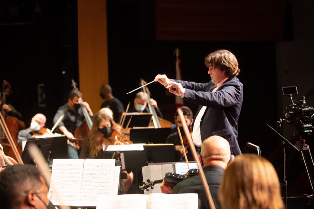 Wishing a very happy birthday to the one and only, Pablo Mielgo! Send YOUR composer some birthday wishes as he celebrates with friends and family to ring in another year! 🎶 🎂 🎈 #symphonyoftheamericas #YOURsymphony #composer #happybirthday