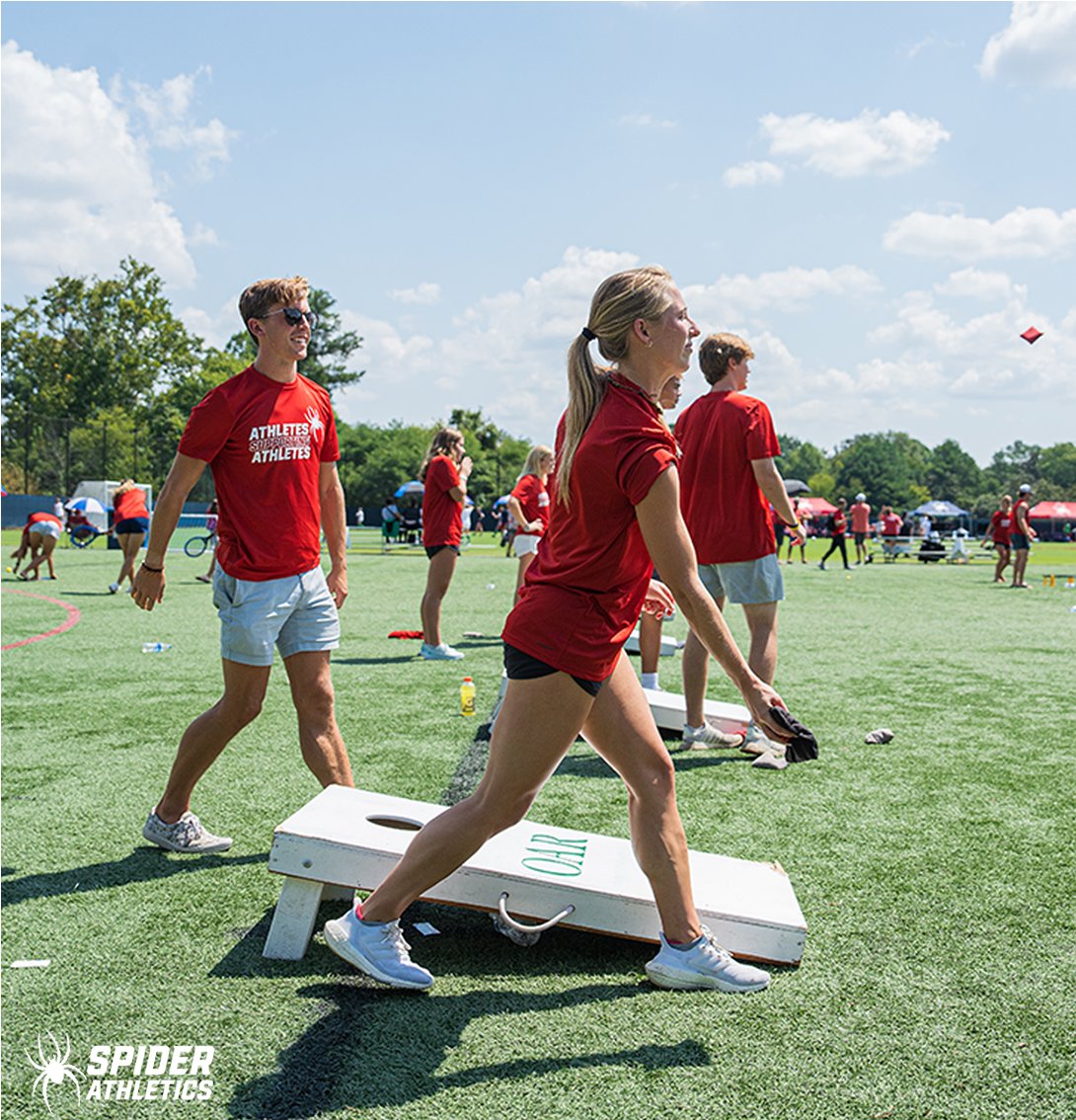 SpiderAthletics's tweet photo. The first @spiders_saac #RedEvent of the year was this weekend and it was one for the books!! We ❤️ Spiders supporting other Spiders🕷️

Many Spiders, One🕸️!

#OneRichmond | @SpiderSoccer https://t.co/P6XnuwSZKK