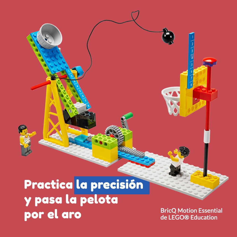 ApiSecLEARN's tweet image. 🏀Explora el movimiento de una pelota de basquetbol al anotar un tiro de tres puntos. ¿Podrán tú y tus estudiantes anotar una canasta perfecta cada vez?

Contáctanos para conocer todas las lecciones ya armadas que tiene  #BricQMotion de LEGO® Education

#LEGOlearningsystem