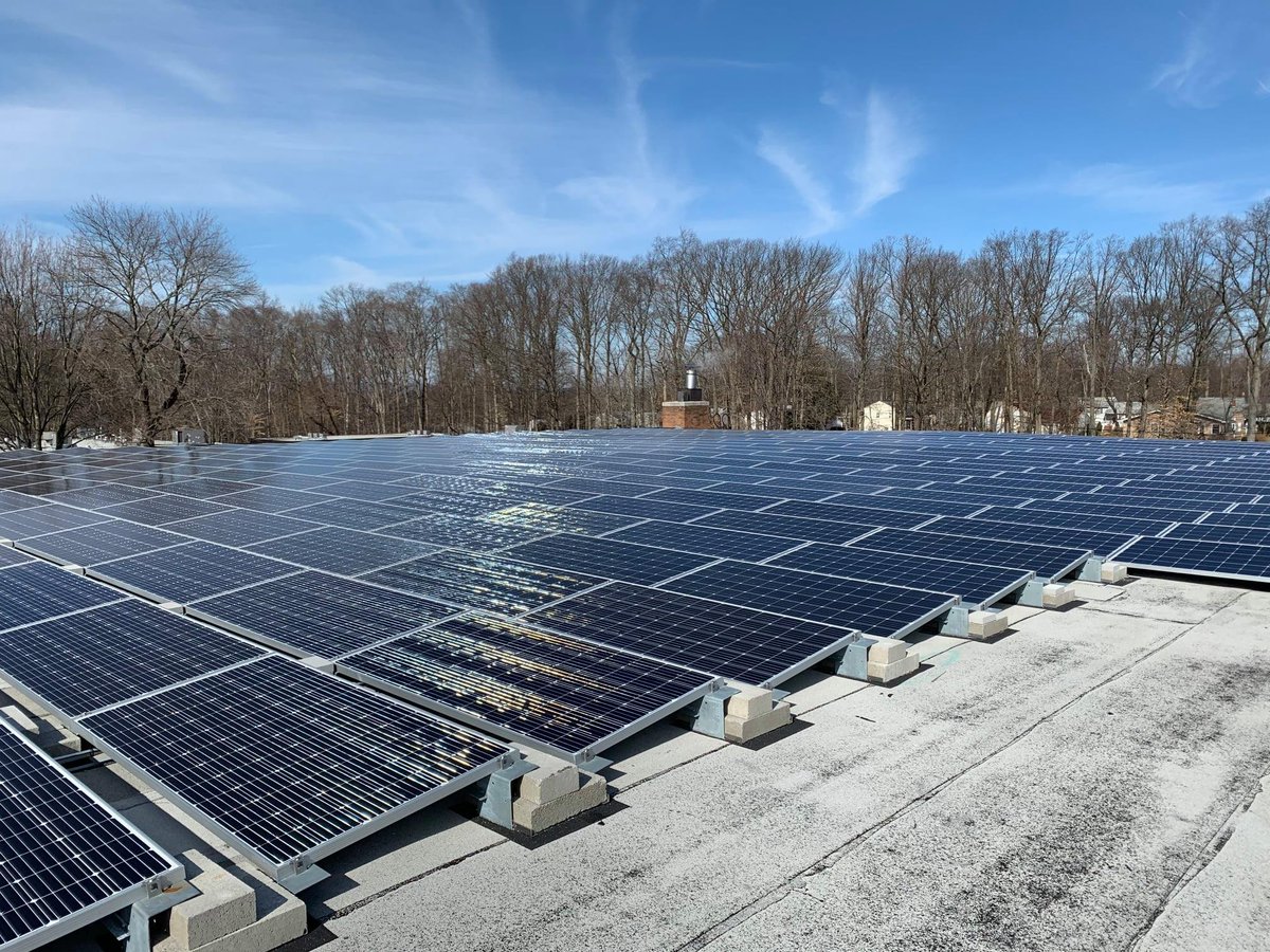 KMBDesignGroup's tweet photo. KMB conducted thorough #structural analyses to #design the #photovoltaic layouts of roof mounted #solar panels at 7 schools in West Caldwell, NJ. #WestCaldwell #NJ #PVdesign #StructuralAnalysis #RoofMounted #solarengineering #solardesign https://t.co/SLYbk8FQlY