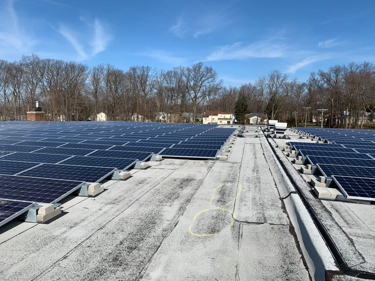 KMBDesignGroup's tweet photo. KMB conducted thorough #structural analyses to #design the #photovoltaic layouts of roof mounted #solar panels at 7 schools in West Caldwell, NJ. #WestCaldwell #NJ #PVdesign #StructuralAnalysis #RoofMounted #solarengineering #solardesign https://t.co/SLYbk8FQlY