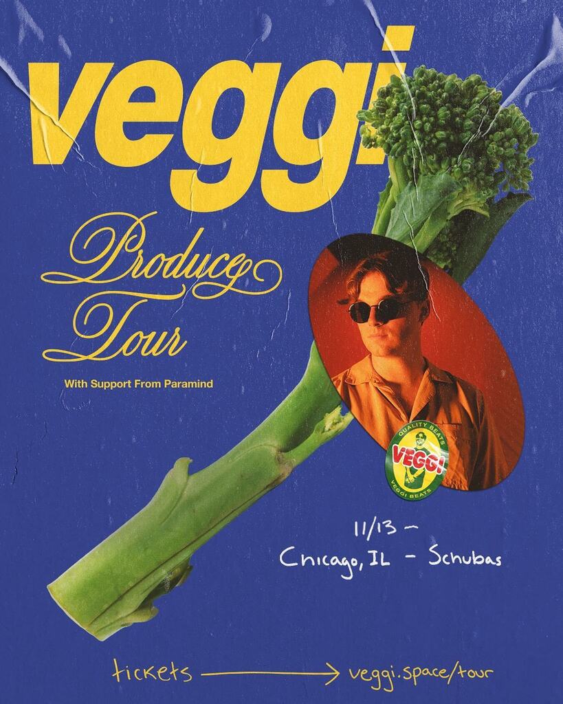 paramindbeats's tweet photo. Chicago! I’m coming home to play a very special show at Schuba’s supporting @veggibeats on 11/13! Ticket link is in my bio https://t.co/BiBQoXIyEj https://t.co/ZUci2OSVnN