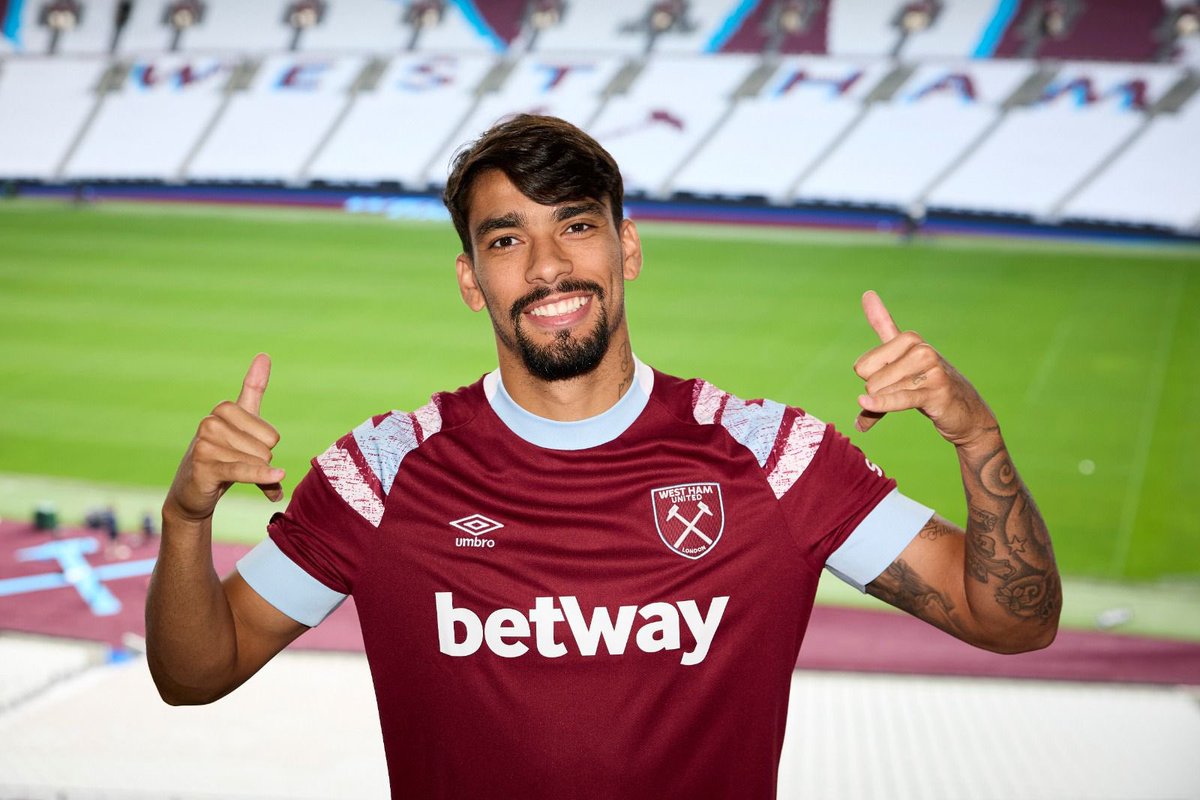 Tonight I am delighted to announce our Club record signing of Brazil international Lucas Paquetá. The 25yr old midfielder joins the Hammers on a 5 contract from Olympique Lyonnais. Paquetá has been capped 33 times by Brazil and has starred for AC Milan &amp; Lyon. Good luck Lucas. dg