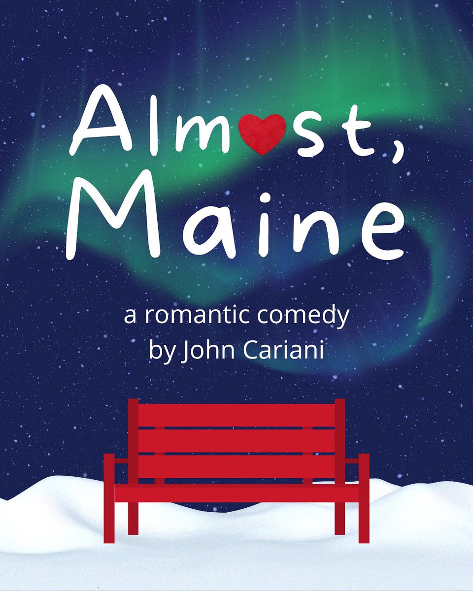 Midview Drama is excited to announce that our Fall play is Almost, Maine by John Cariani!! Audition and interview information is available now on the Google Classroom, so be sure to check it out if you want to participate in our play. How excited are you for our 22-23 season?! 🎭