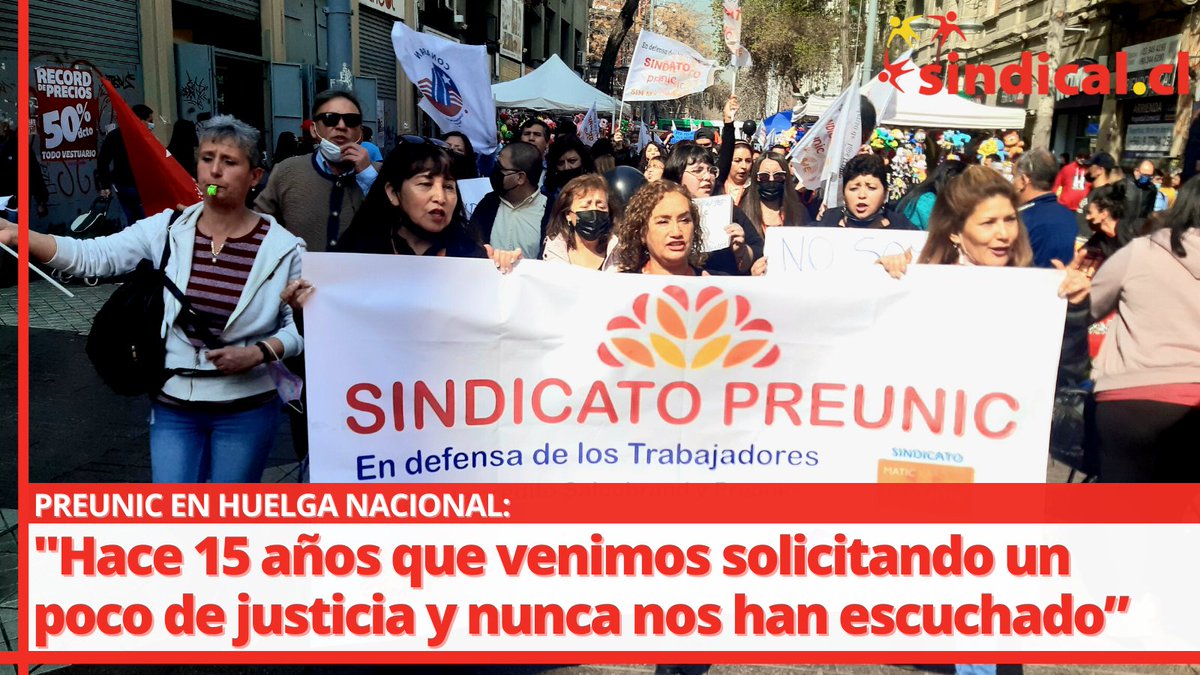 Sindical_cl's tweet photo. #PreUnic, perteneciente al #GrupoYarur, cuyo Gerente General, Matías Verdugo, también es Gerente General de Farmacias #Salcobrand, mantiene el mismo monto de bonos de locomoción ($300 diarios) y de colación, ($1.400 diarios) desde hace 15 años.

https://t.co/AKlkkX70hI https://t.co/ZNJLvgn38w