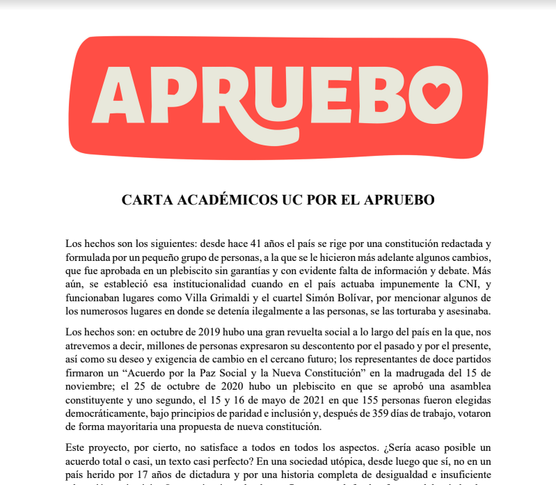 ManuelTironi's tweet photo. Más de 220 académicas/os UC firmamos carta por el #Apruebo 
https://t.co/bLlY4XOCV7 https://t.co/tv5ehtBl7E