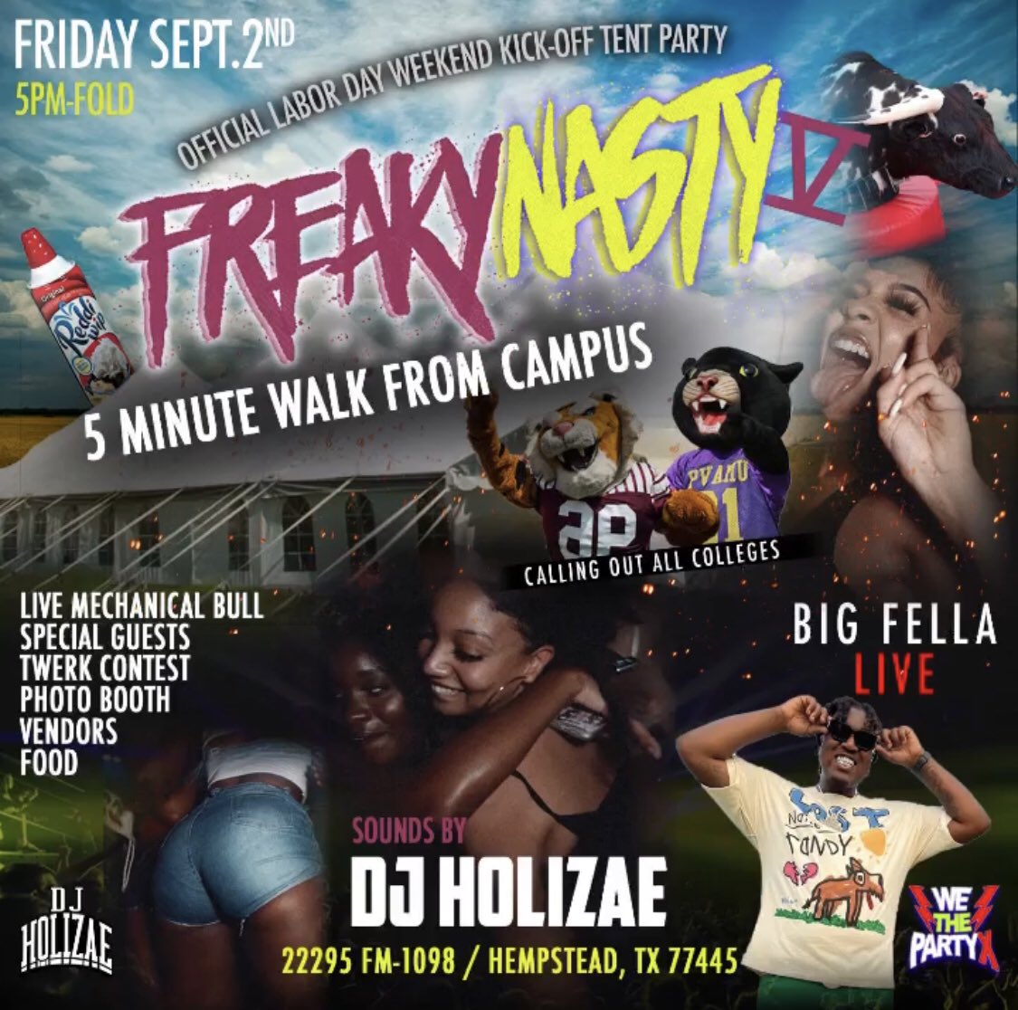 2016Joshua's tweet photo. #FreakyNasty5 THATS ALL IM GONNA SAY #WeThePartyX IS BACK!!!!!! @famous_stef @famous_stef @baywatchweekend @Aswerv4L_ @turnuptxsu @DjHolizae https://t.co/pXTFE5ZpZ5