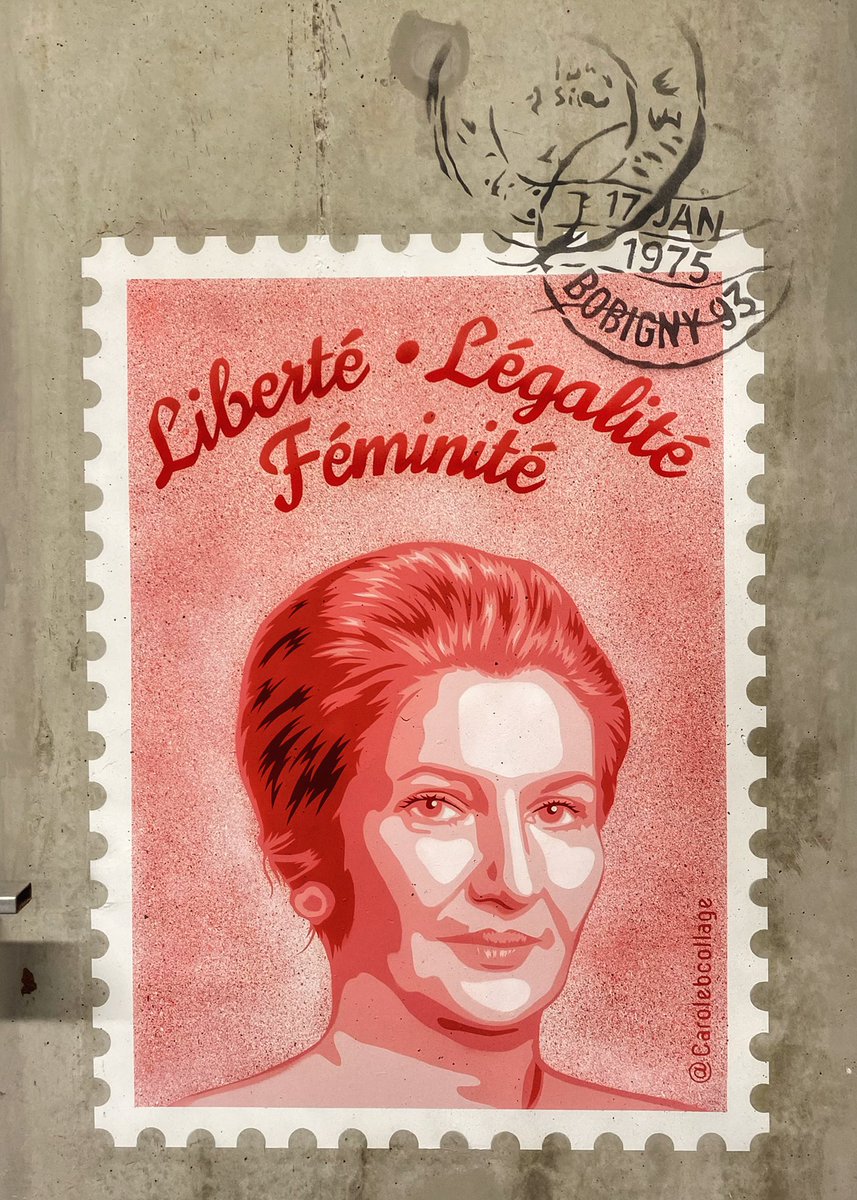 HunterStreetart's tweet photo. [#streetartroubaix / AOÛT 2022] Artwork « Simone Veil » by Carole b., découvert vers le Parking de la Gare de #roubaix !
#libertélégalitéféminité 
#carolebcollage #caroleb #simoneveil #departurbain #streetart  #streetartmural #graffiti https://t.co/q3AGSkdb3A