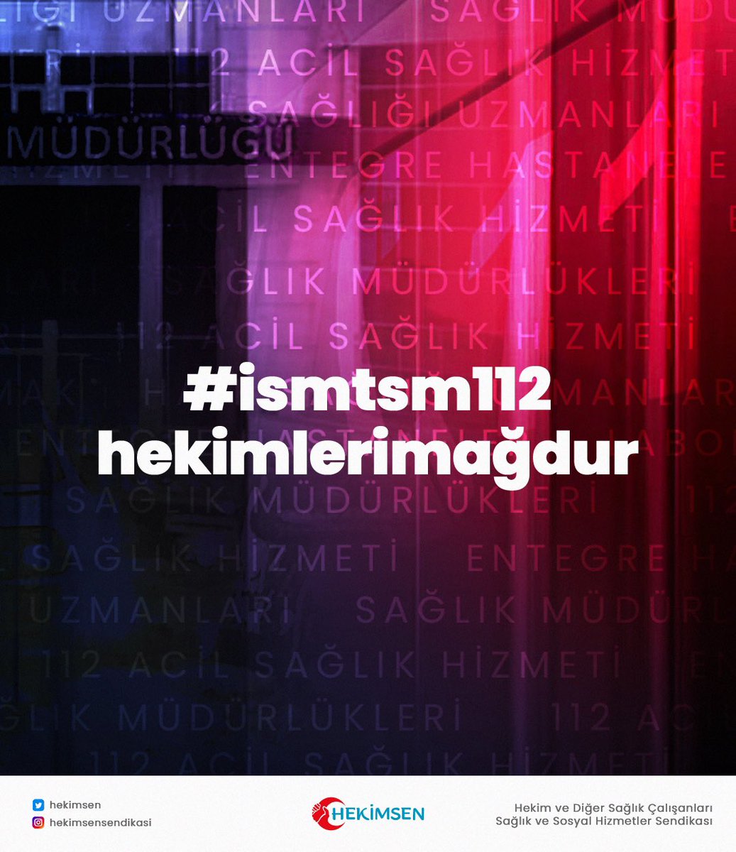 hekimsen's tweet photo. İSM, TSM, 112, Halk Sağlığı, Birinci Basamak hekimlerimizin mağduriyetlerinin giderilerek, adalet duygumuzu zedelemeden bu haksızlığa son verilmesini bekliyoruz. 

#ismtsm112hekimlerimağdur

Detaylar👇🏻
https://t.co/F7FAzXJ9bv https://t.co/wHtawkFWBm