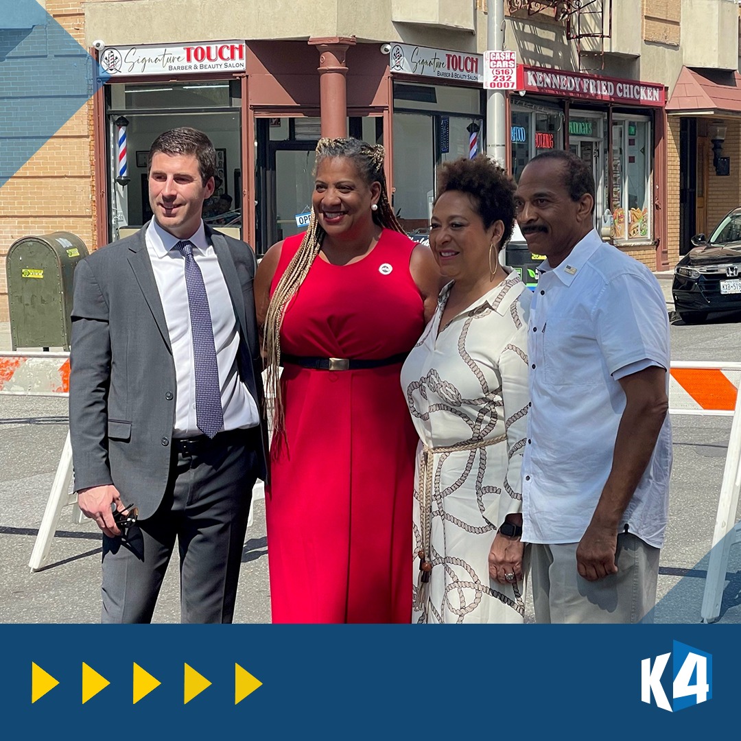 kfour_corp's tweet photo. What a privilege it was to be invited to attend the McKissack &amp; McKissack ribbon cutting open house and its official launch to their new regional office at 12 East Third St. Mayor Shawn Patterson-Howard welcomed America’s Oldest Minority Women 
#breakingnews #design #opportunity https://t.co/sDFzcdwA9r