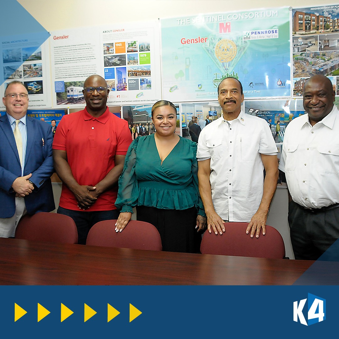 kfour_corp's tweet photo. What a privilege it was to be invited to attend the McKissack &amp; McKissack ribbon cutting open house and its official launch to their new regional office at 12 East Third St. Mayor Shawn Patterson-Howard welcomed America’s Oldest Minority Women 
#breakingnews #design #opportunity https://t.co/sDFzcdwA9r