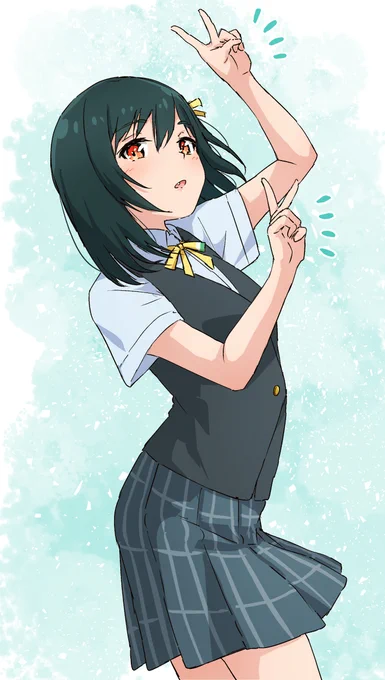 ぴすぴす……三船栞子ちゃん…… 