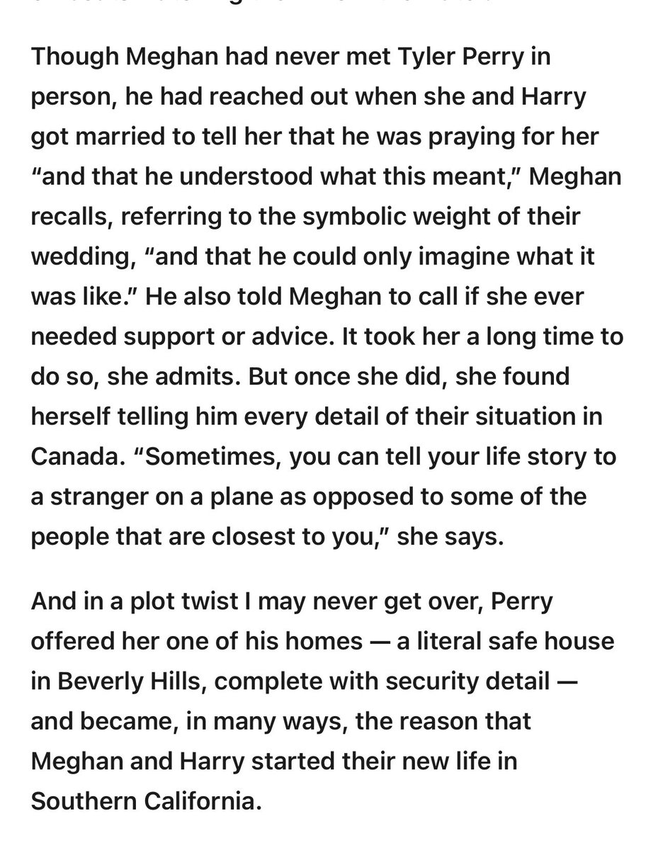 NtokozoMg's tweet photo. This is a #TylerPerry stan account now. I want God to bless this black man abundantly. Give him everything he wants Lord!! 🙏🏿 He made sure that a Royal Prince, his wife and a little baby were protected..#HarryAndMeghan #BabyArchie https://t.co/uDmRBdpx31