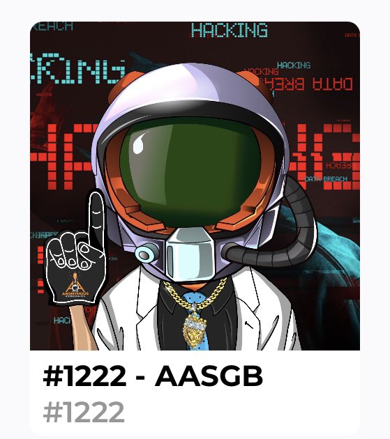 TAngelov2's tweet photo. @AnonymousRealx The gift is already mint 🚀🚀🚀another Astronaut in the family.Thanks 👍 https://t.co/Y8N2E46HfG