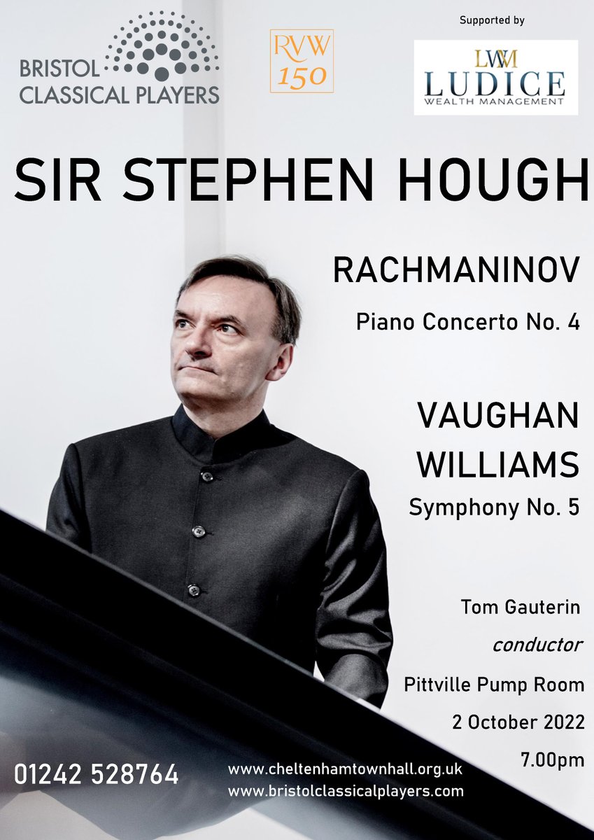 Bristol Class (@bristolclass) on Twitter photo Tickets are selling fast for our next Cheltenham concert <a href="/PumpRoomChelt/">Pittville Pump Room</a> with the amazing Stephen Hough <a href="/houghhough/">Stephen Hough</a> playing #rachmaninov 4th #piano concerto
cheltenhamtownhall.org.uk/event/stephen-… Tickets are selling fast for our next Cheltenham concert <a href="/PumpRoomChelt/">Pittville Pump Room</a> with the amazing Stephen Hough <a href="/houghhough/">Stephen Hough</a> playing #rachmaninov 4th #piano concerto
cheltenhamtownhall.org.uk/event/stephen-…