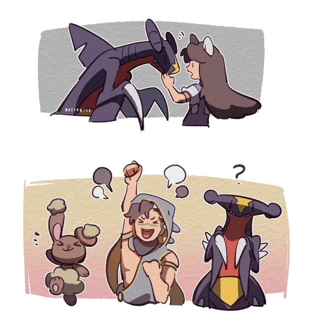 pokemon au - Tinakitten and FoolishGamers #tinakittenfanart  #foolishfanart 