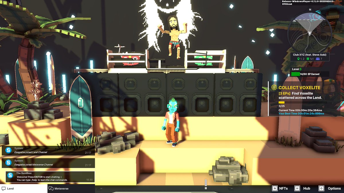 OldSageRecipe's tweet photo. @TheSandboxGame @steveaoki I just participated in the #SandboxAlphaS3Giveaway for a chance to win 500 SAND! On stage with Steve Aoki, check out my screenshot below!
👇 https://t.co/g9TcVOv09v