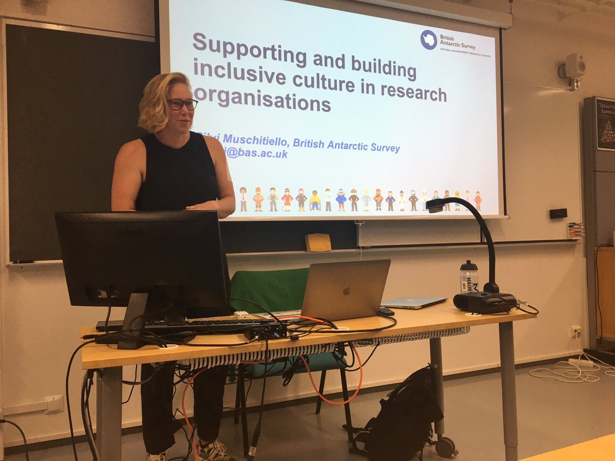EGU_Climate's tweet photo. 📣 @BAS_News was in Turku, Finland today teaching the @INT_I_MA_TE_Net &amp; @INQUA Summer School participants the importance of #diversity and #inclusivity in #polar #research! 👏 https://t.co/E0TyDBxDMp