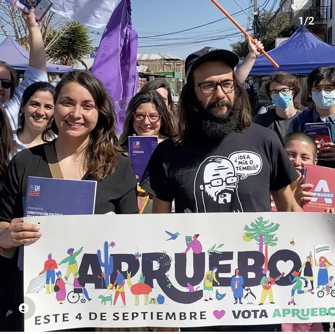 Marcelo Lagos, en la campaña del Apruebo, #Apruebo4deSeptiembre