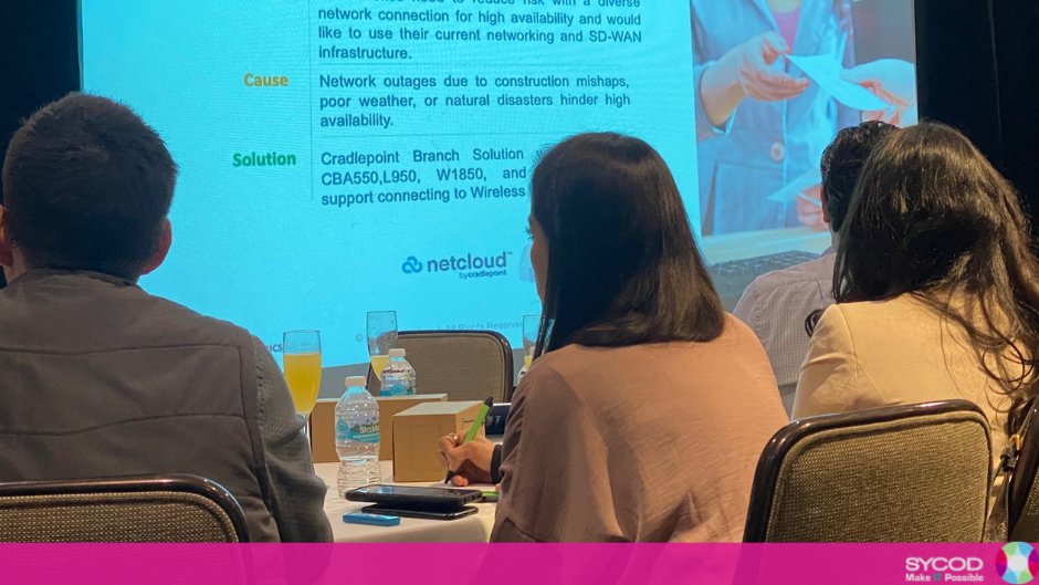 grupo_sycod's tweet photo. Participamos en el Partner Academy con @cradlepoint  para conocer las tendencias de conectividad Wireless en la industria.
🔌Para #sycod es muy importante poder brindarle a nuestros clientes las soluciones más acertada, así como tiempos de entrega favorables .
#wireless #sdwan https://t.co/vsEgsARfGU