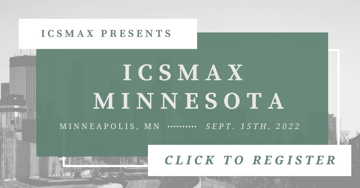 icsummits's tweet photo. Join us on September 15th for ICSMAX Minnesota to start getting answers to your most pertinent marketing questions.
Register today while tickets are still available. https://t.co/1lqKaXdlx1
#socialresponsibility #marketing #divirsity https://t.co/B0uZ63Qlal