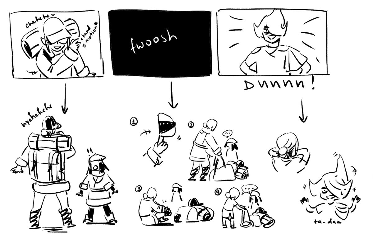 two silly pokemon doodles from earlier 