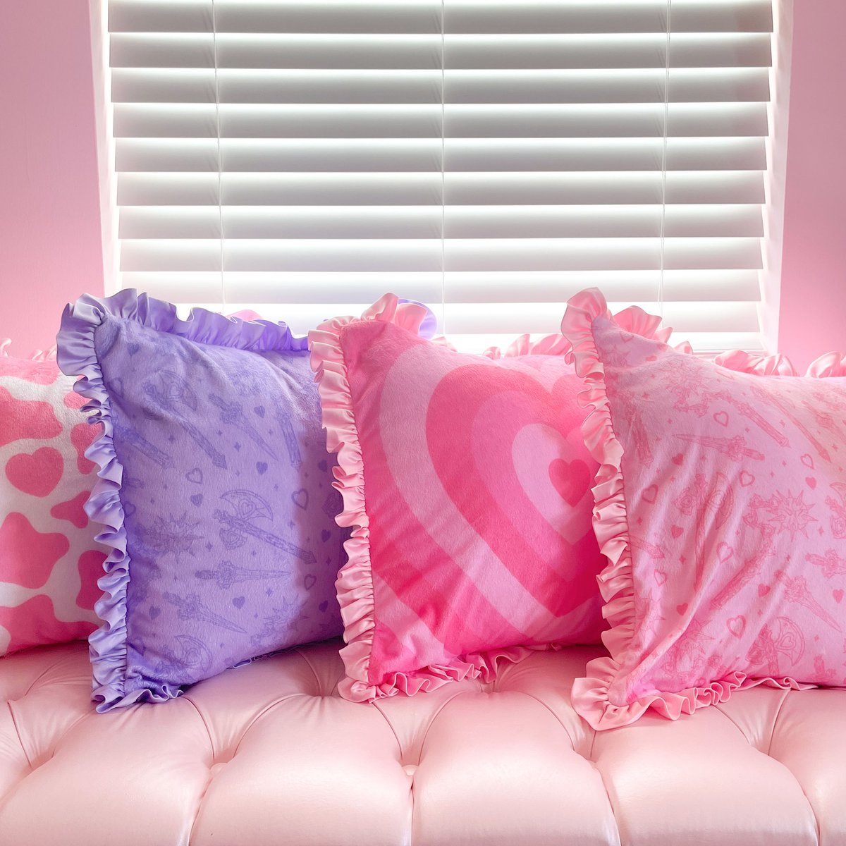 candycorpse's tweet photo. On a mission to add ruffles to everything. These ultra cute pillowcases are available now for pre-order 💗 https://t.co/X4rUAEkJ9I