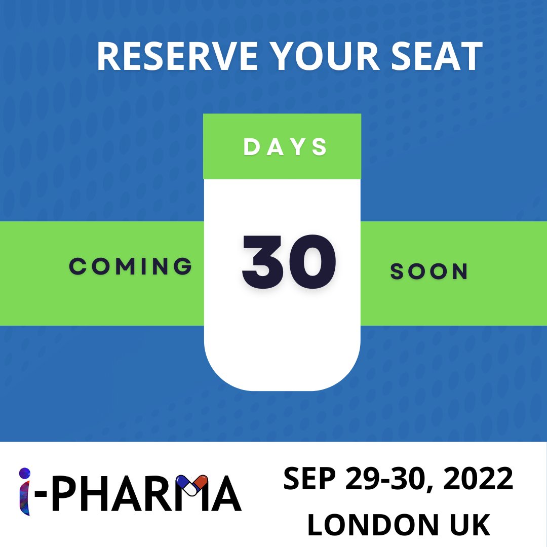 iPharmaCongress's tweet photo. Reserve your seat.
Registration Link: https://t.co/TC7d6PeqTj

#pharmaceuticals #clinicaltrials #drugdelivery #drugdiscovery #conference #medicine #event #london https://t.co/NRg4E5JLyT
