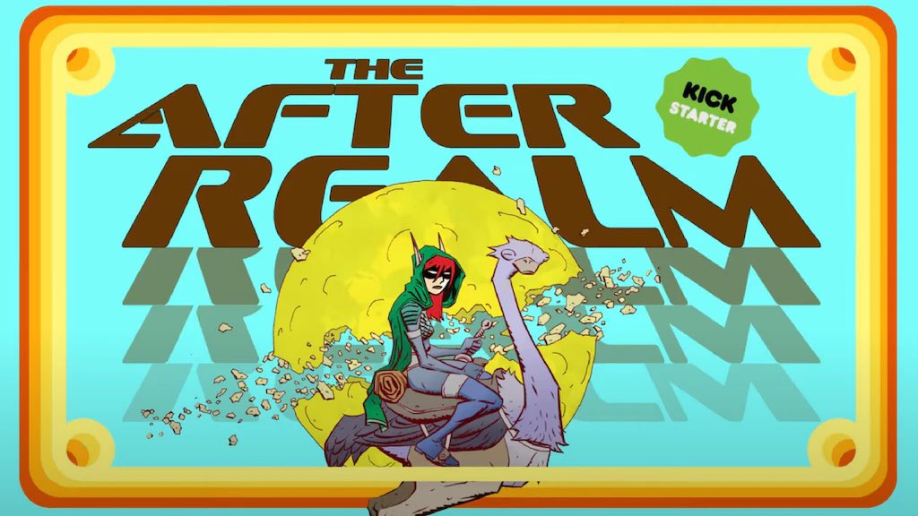 Oeming's tweet photo. Sign up for the #AfterRealm #5 #kickstrter this wraps up our first story arc! Issues 1-5 available individually as well https://t.co/s9rxYh2o0V https://t.co/fnWIpJHMml
