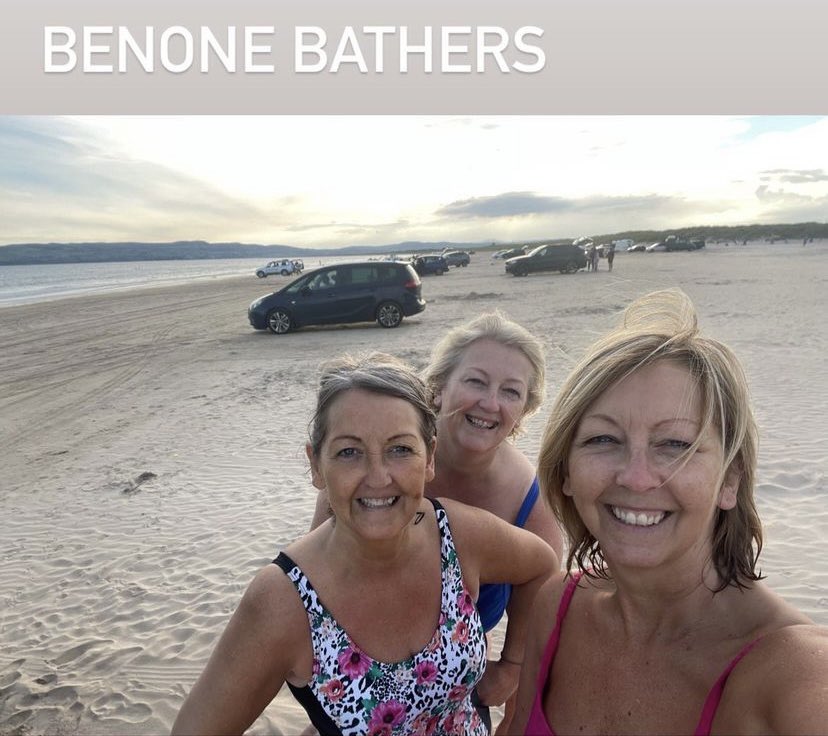 lycanning's tweet photo. Benone sea swim, don’t want summer to end. https://t.co/j5ukebnNZa