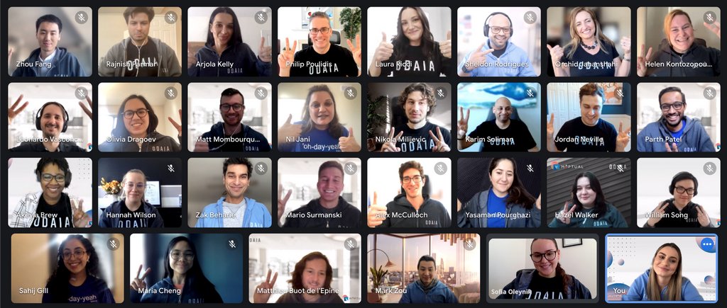 odaiaAI's tweet photo. Interested in working at ODAIA? Check out our career page to learn more about what it's like working with us - and to see what jobs are available: https://t.co/yBn3qYqxbu

#techcareers #startup #canadianstartup #AI https://t.co/52nefxztqN