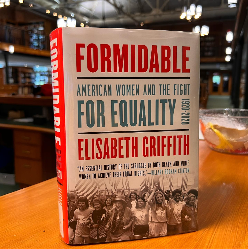 MadHuffLib's tweet photo. Published earlier this month and now the shelves in the #MadeiraLibrary...“Formidable: American Women and the Fight for Equality, 1920 - 2020” by @madeiraschool former Head of School Elisabeth Griffith. Our #MadeiraEducators are always learning, always inspiring! https://t.co/LsevF4AFSO