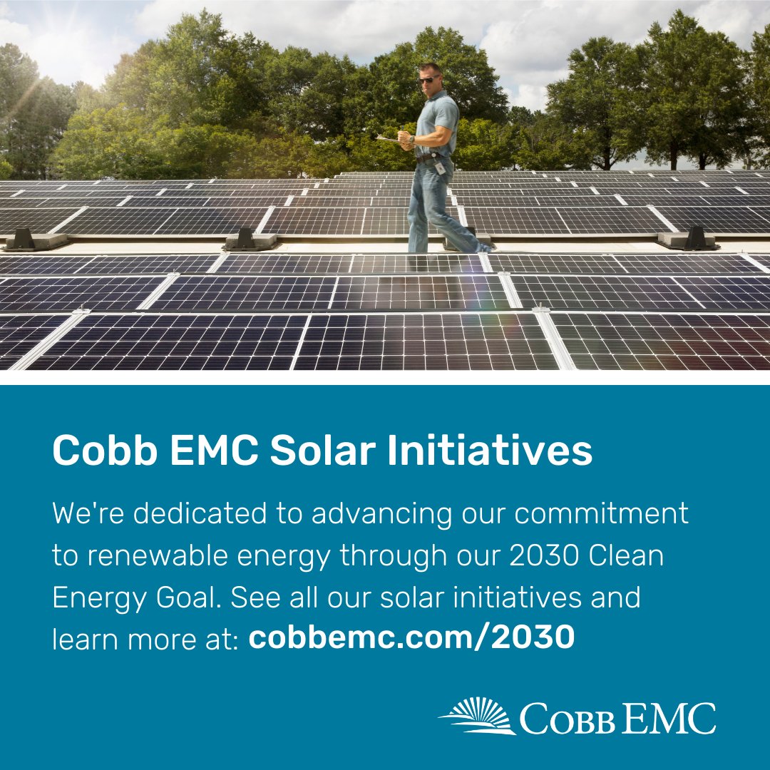 cobbemc's tweet photo. 🌱🔅We are driving toward a greener future and on the way to our clean energy goals. Our solar initiatives will help us get there: https://t.co/aXMJdpzmXM
#SummerOfSolar https://t.co/NWBn4Kh0UB