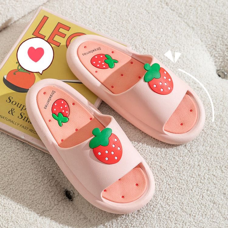 strawberry slippers 🎀