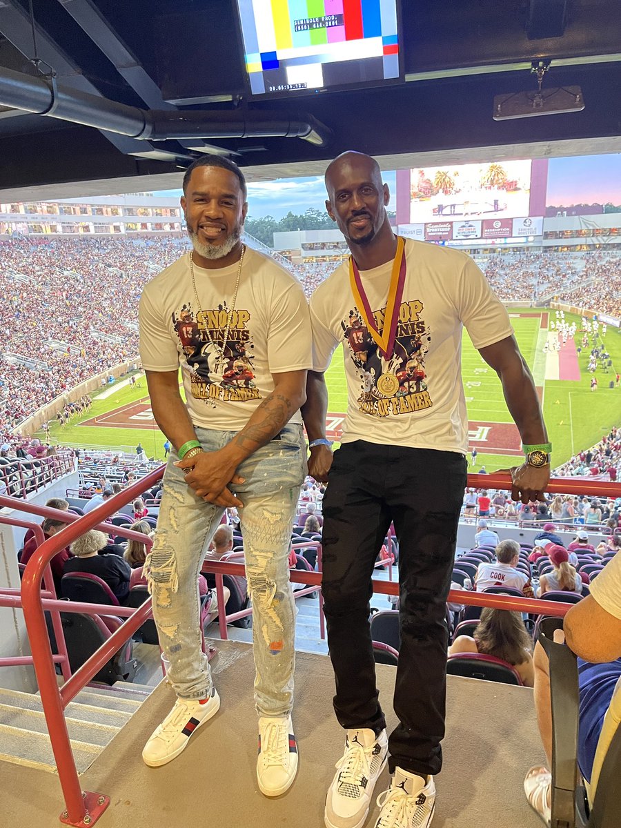 One of the best things about football is the bond and brotherhood you build with your teammates beyond football. Thank you for coming to support me. Love you Dub <a href="/Pdub80/">Peter Warrick</a>