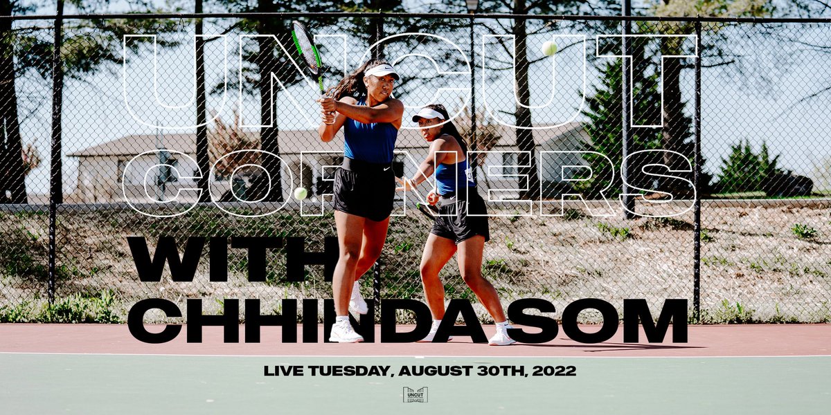 uncutblacksburg's tweet photo. WE ARE BACK 👋‼️
UNCUT Corners with @chhindasom goes live TOMORROW
Stay tuned for a story about the journey, family, and struggles of the first Cambodian-American female to have played tennis at the NCAA level 🎾🇰🇭
#VulnerableTogether // #StudentAthleteHuman https://t.co/LGpxHU6TzP