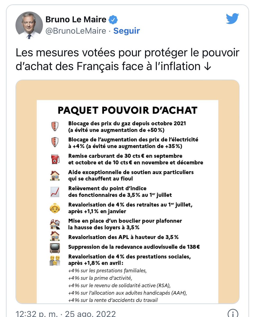 SeguimEndavantt's tweet photo. França paga la llum un 4% més cara, Espanya un 80%. Tènen topalls a les pujades i una inflació la meitat q Espanya o Anglaterra. Potser algo be fan ells i potser molts xoriços tenim aqui, https://t.co/prjAr16tCz