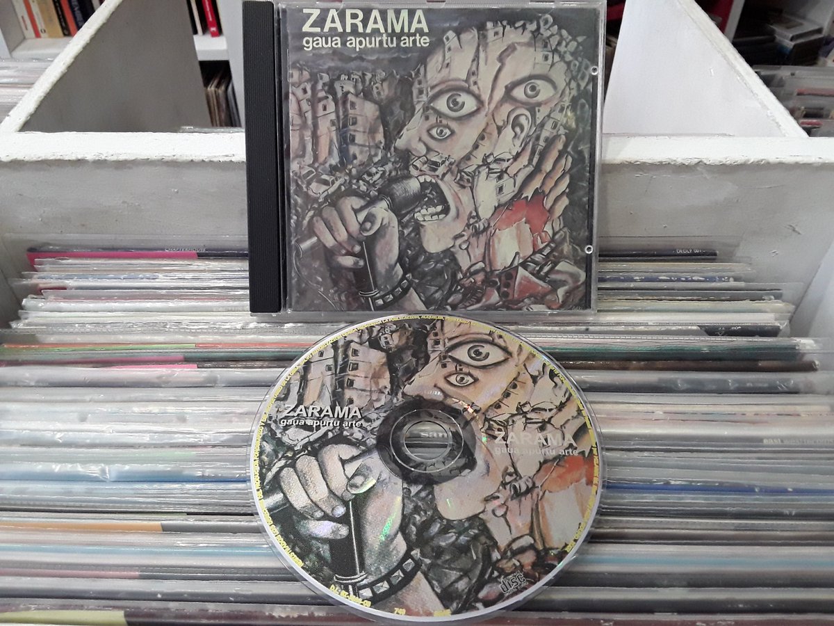 libdisks's tweet photo. ZARAMA "Gaua apurtu arte"
CD SPAIN 2002
1.ª ed en Cd del Lp de 1985
(Vendido hoy. Eskerrik asko, Asier!)
#Zarama #PunkRock #RockRadicalVasco
#EuskalMusika #GauaApurtuArte #RobertoMoso
#cdcollector #punkcd #PunkPop
#libdisks #recordstore #tiendadediscos
#donostia #sansebastian https://t.co/bM2dPyBbkO