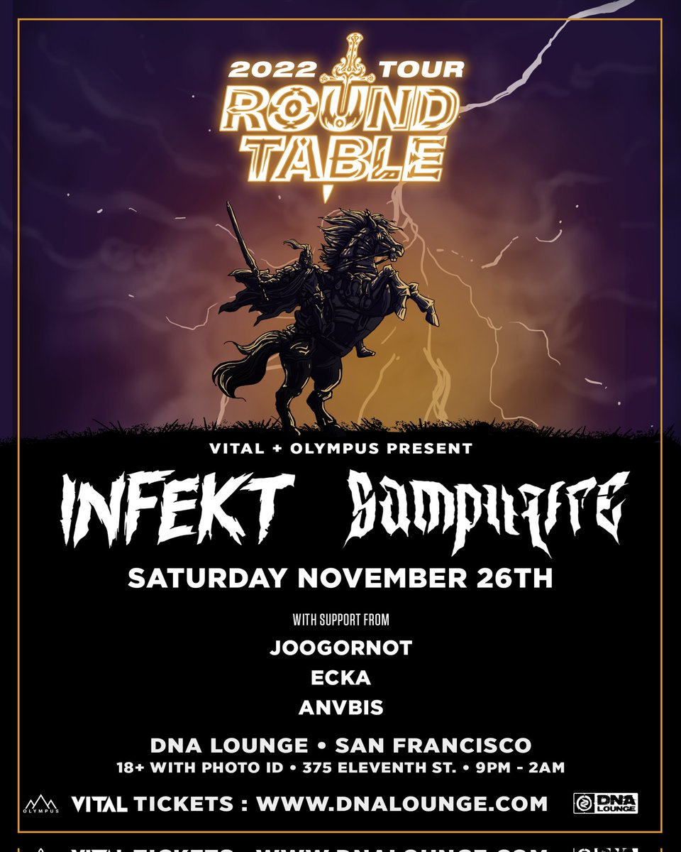 San Francisco with <a href="/infektdubstep/">INFEKT</a> and <a href="/Samplifire/">Samplifire</a> November 26th