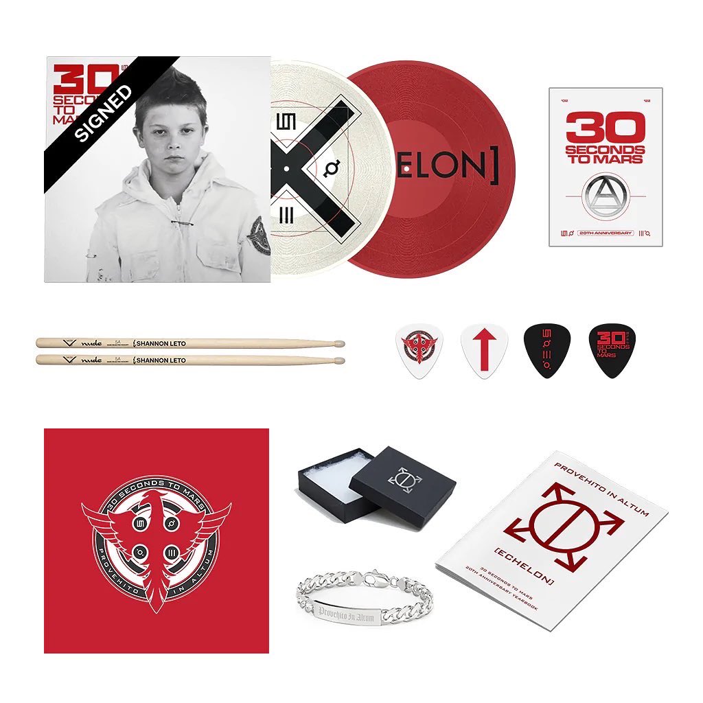 MARSStore's tweet photo. We’re taking a peek inside our 20th Anniversary Deluxe Box Set for #MARSMERCHMONDAY 🚀

This 7 piece commemorative set includes…https://t.co/NeGsAJji1d https://t.co/SrzQ5tIi0z