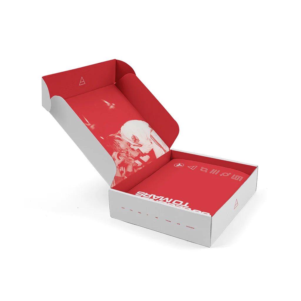 MARSStore's tweet photo. We’re taking a peek inside our 20th Anniversary Deluxe Box Set for #MARSMERCHMONDAY 🚀

This 7 piece commemorative set includes…https://t.co/NeGsAJji1d https://t.co/SrzQ5tIi0z